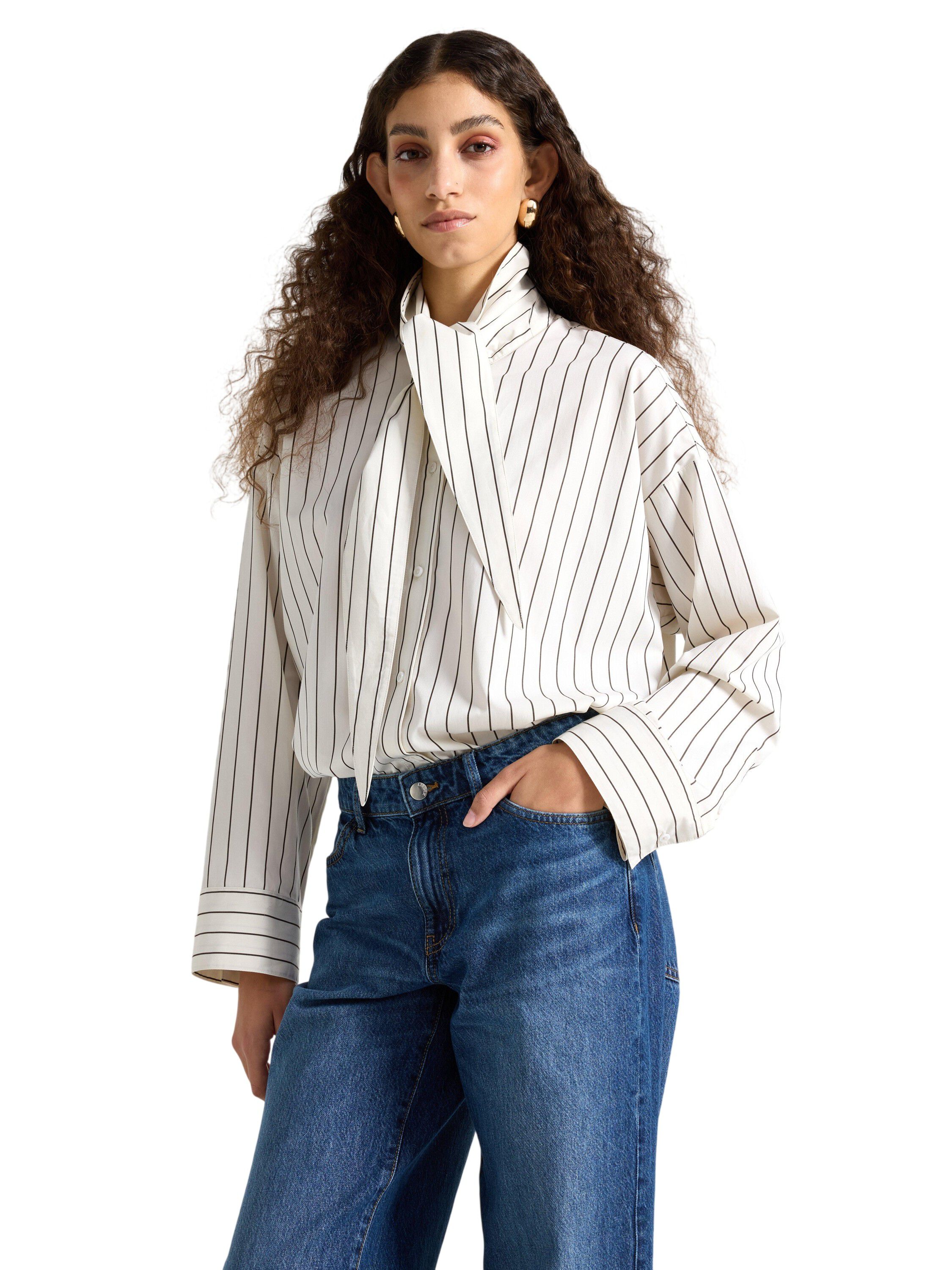 Skjorta med avslappnad passform, l&aring;