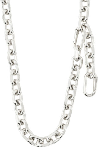 EUPHORIC cable chain halskæde sølvbelagt