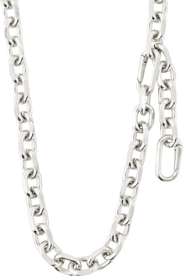 EUPHORIC cable chain halskæde sølvbelagt