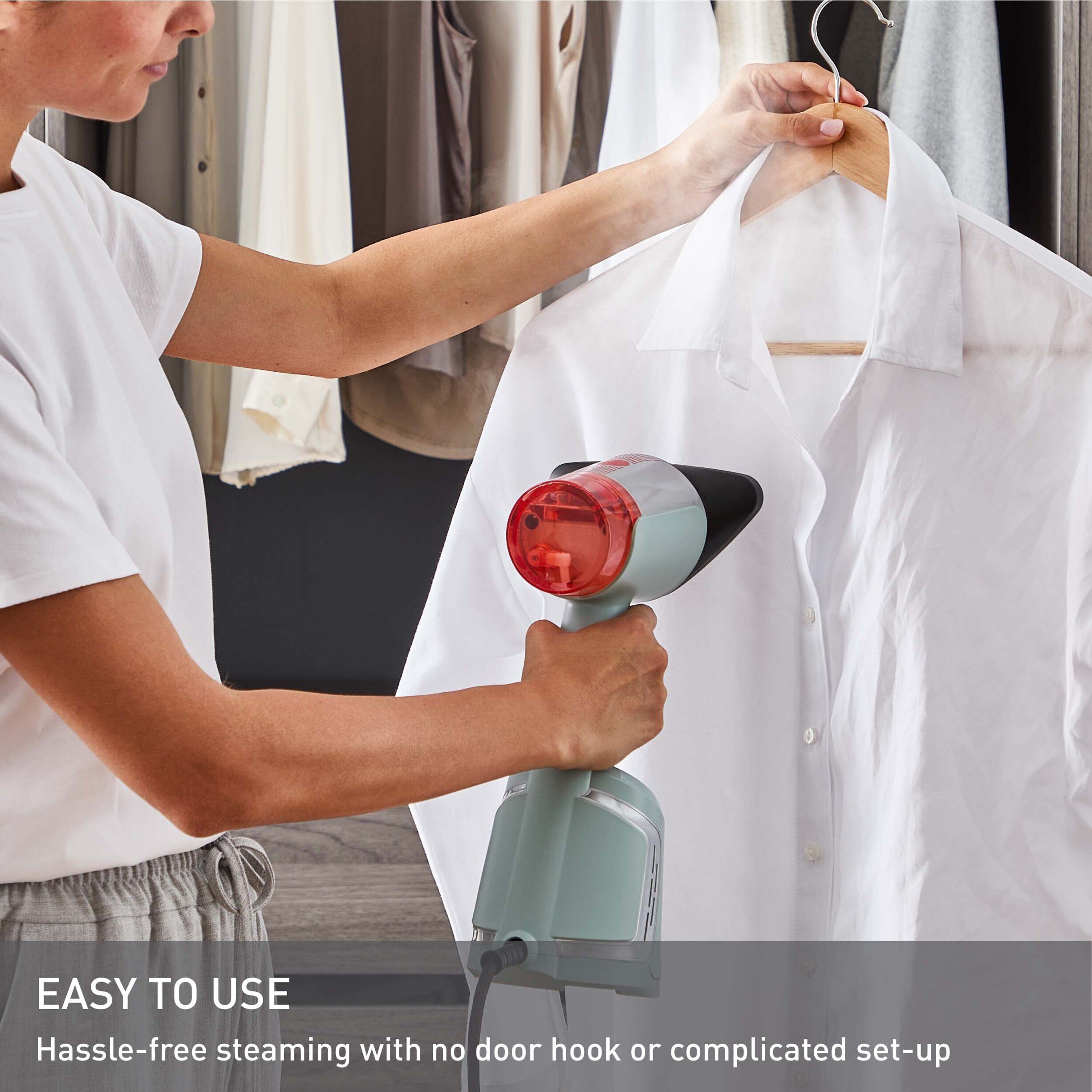 Tefal AeroSteam t&oslash;jsteamer, Eucalyptus