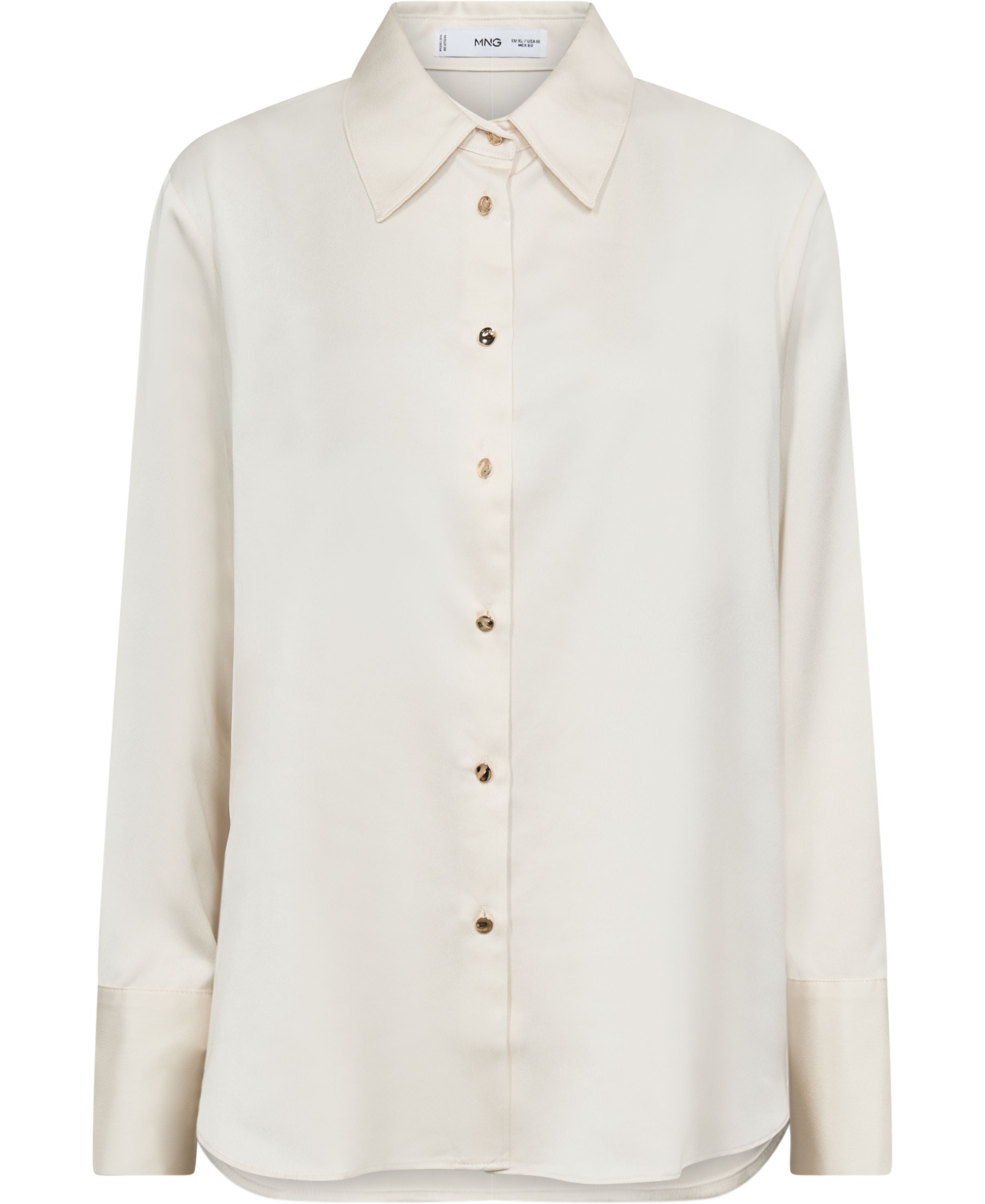 Satin finish flowy shirt