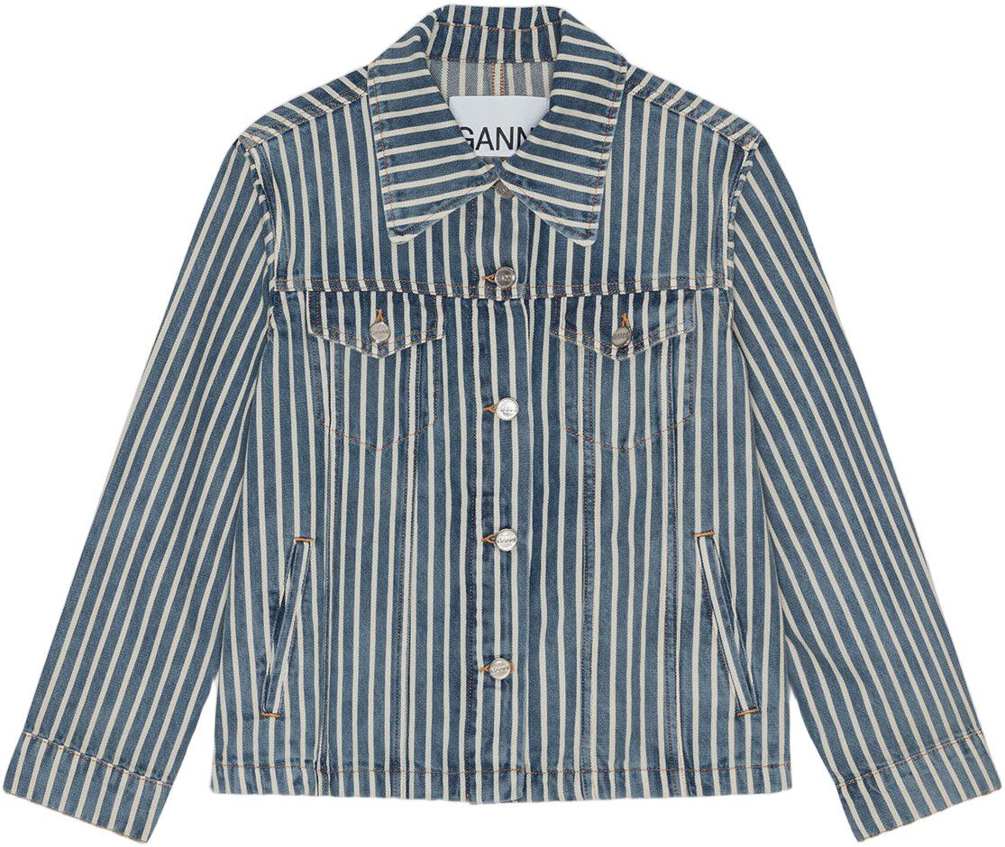 Light Stripe Denim Jacket