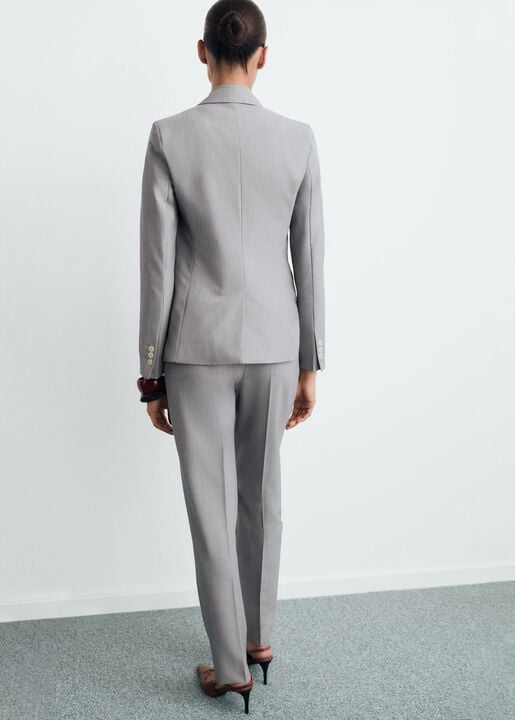 Straight suit trousers