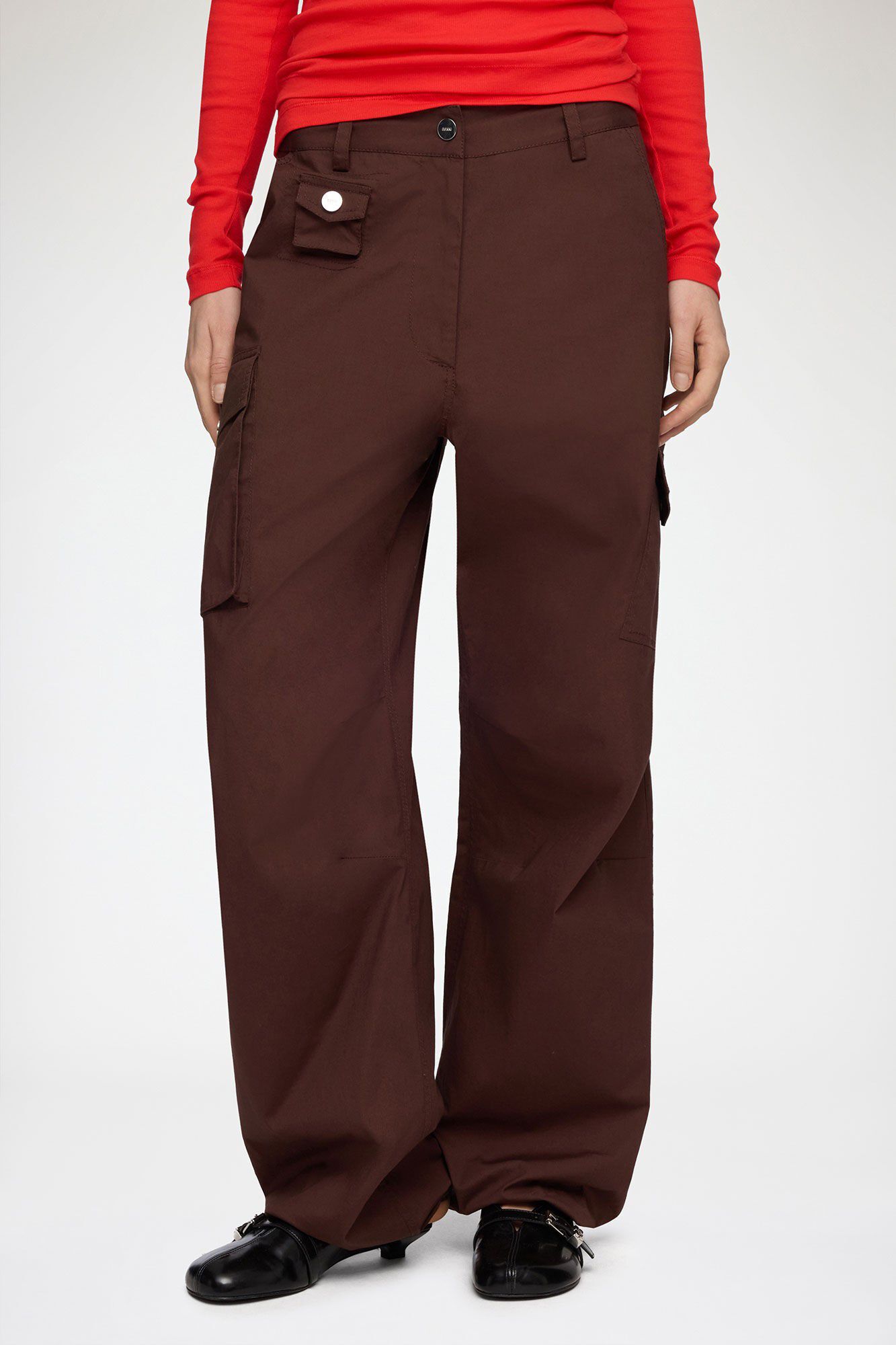 Stretch Cotton Pocket Cargo Pants