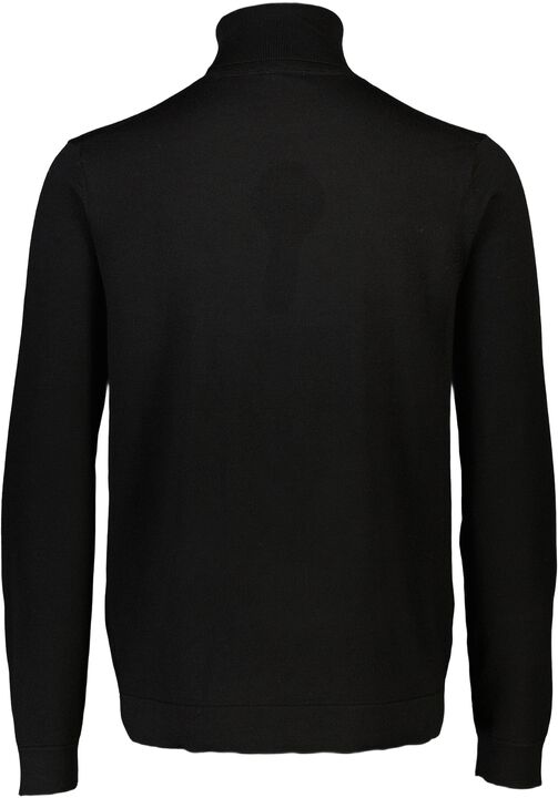 100% merino roll neck knit