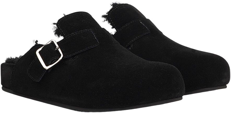 NESSO - SKIN MULES WITH ADJUSTABLE BUCKET