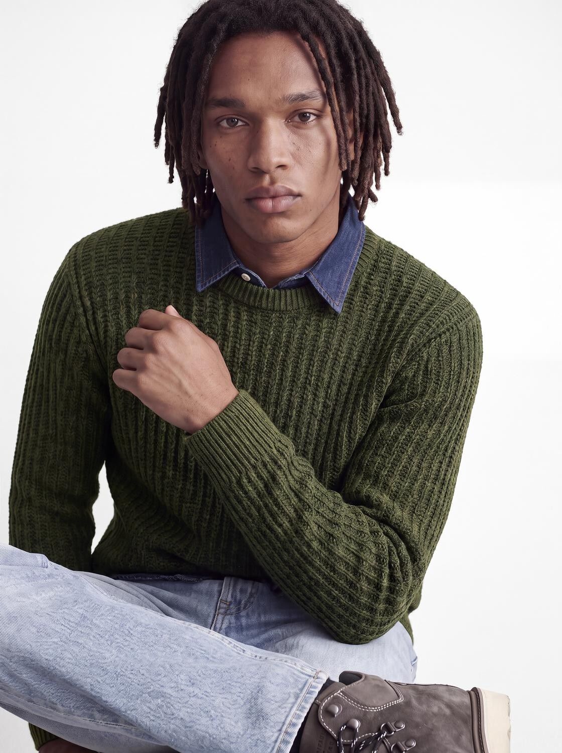 Jjjaxon Knit Crew Neck