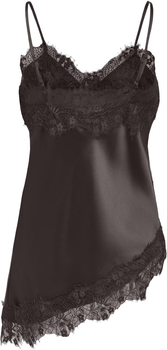 Onlindona Strap Satin Lace Top Wvn