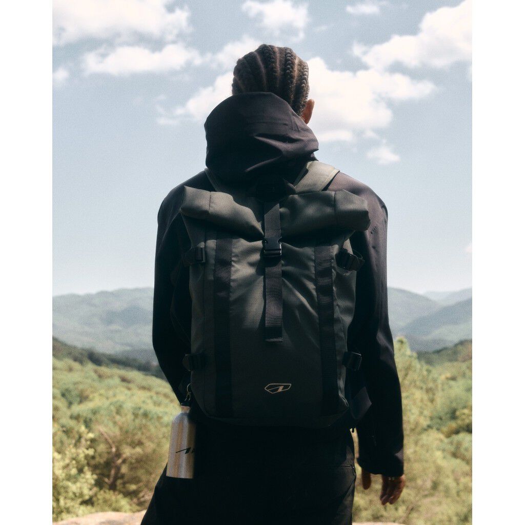 ARKK Roll Top Backpack Black