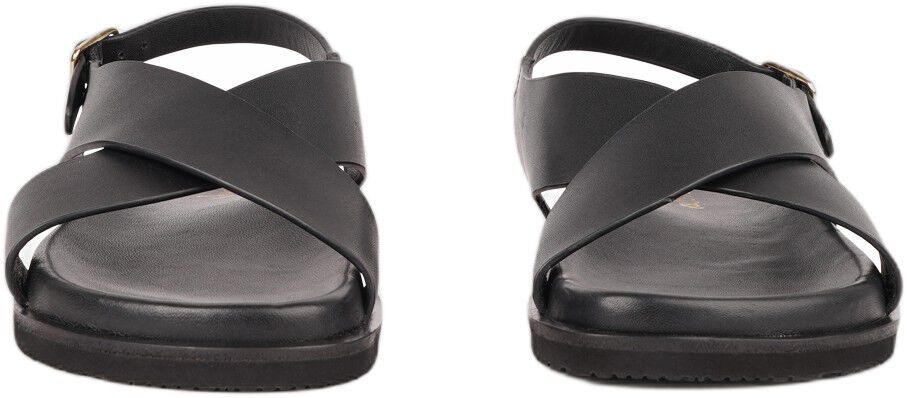 BOLOGNA - CROSSING STRAPS WITH THIN HEEL STRAP