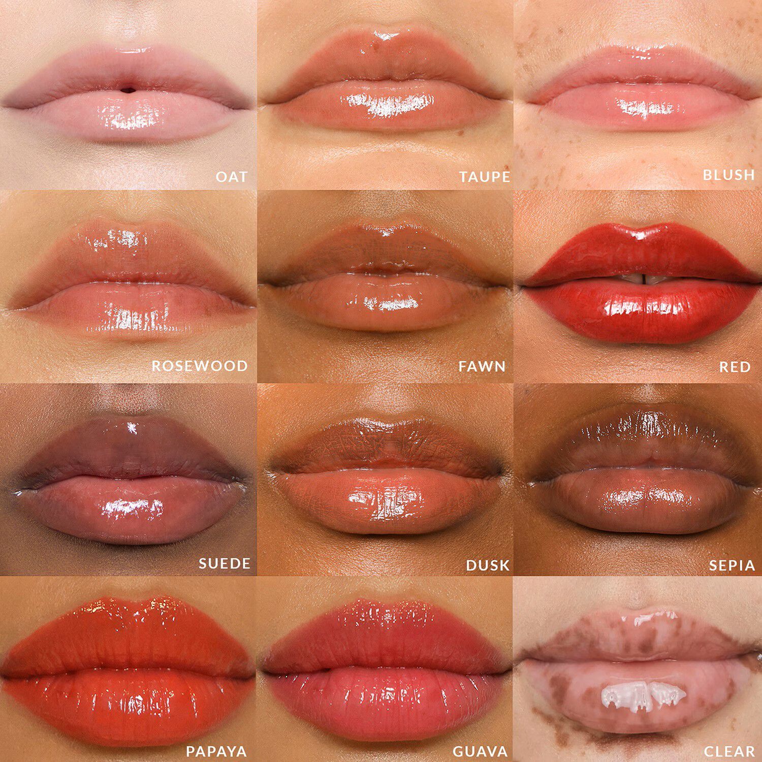 Lip Gloss Ultragl&auml;nsande, icke-klibbig med hyaluronsyra