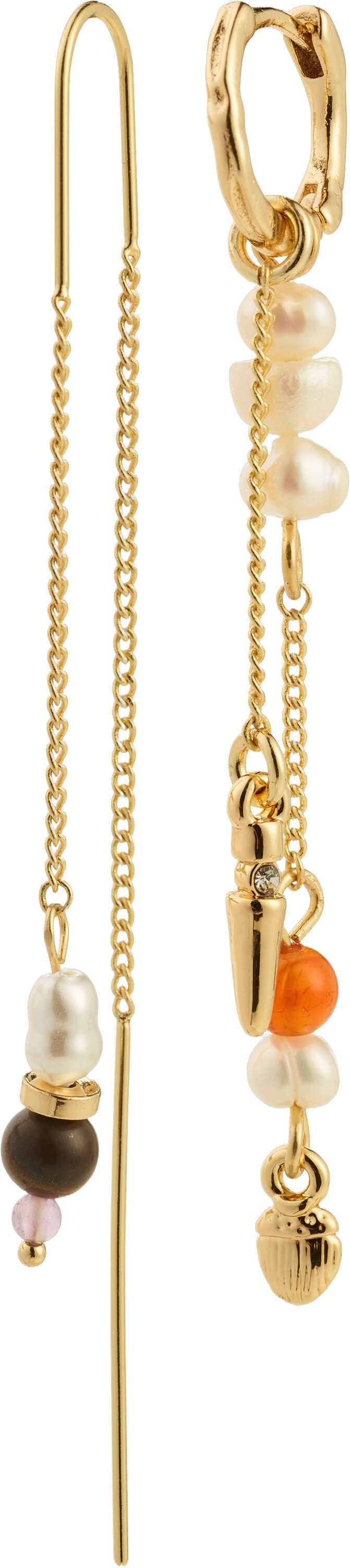 BETWEEN chain earrings gold-plated