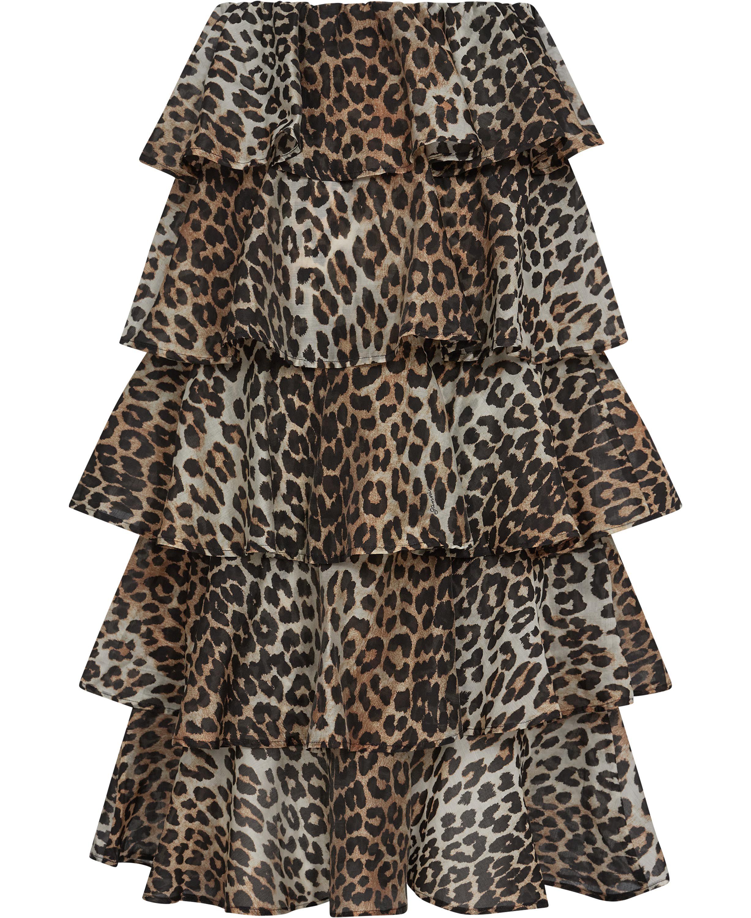 Sheer Voile Maxi Flounce Skirt