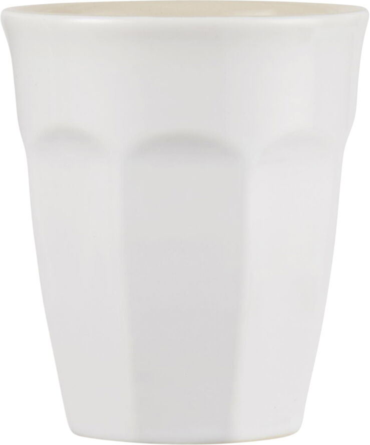 Cafe latte krus Mynte Pure White