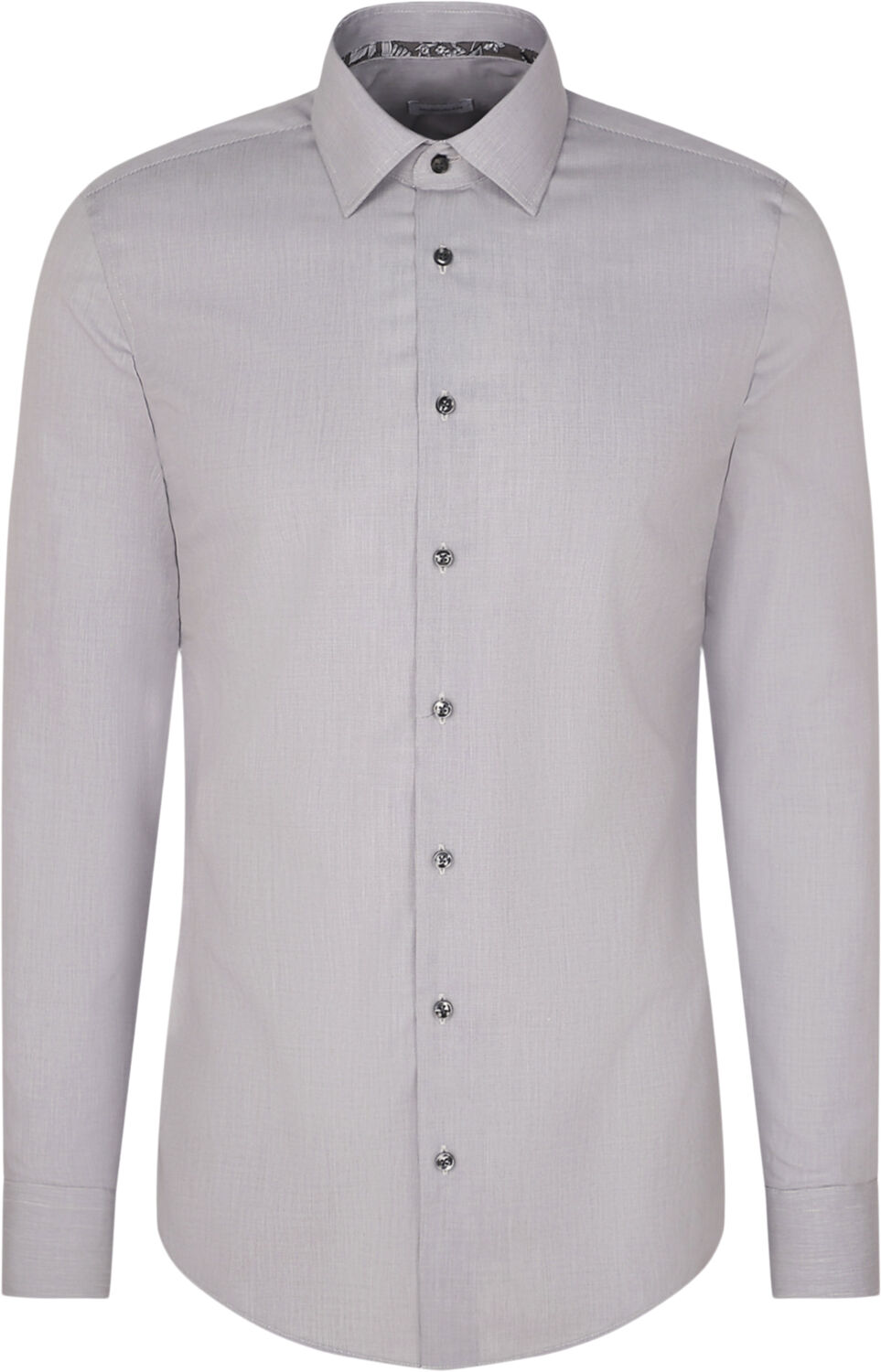 Business Shirt Slim Long sleeve Kent-Collar Uni