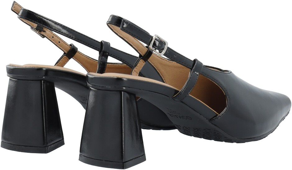 BIAMARALYN High Vamp Slingback Faux Leather