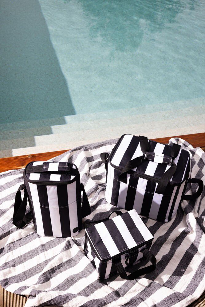 City stripe cooler bag high rPET