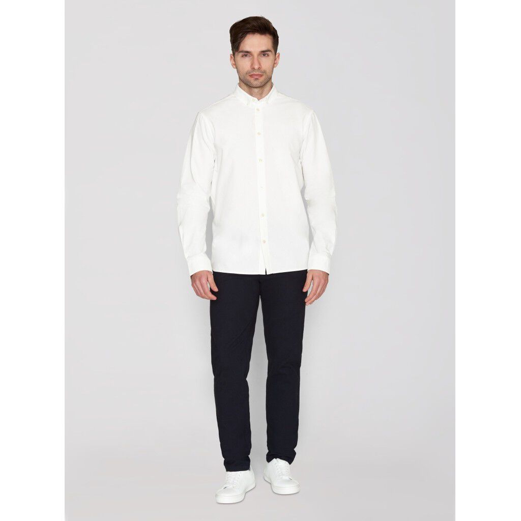 Harald Small owl oxford regular fit shirt - GOTS/Vegan