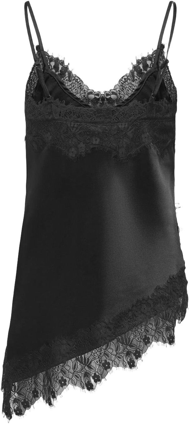 Onlindona Strap Satin Lace Top Wvn