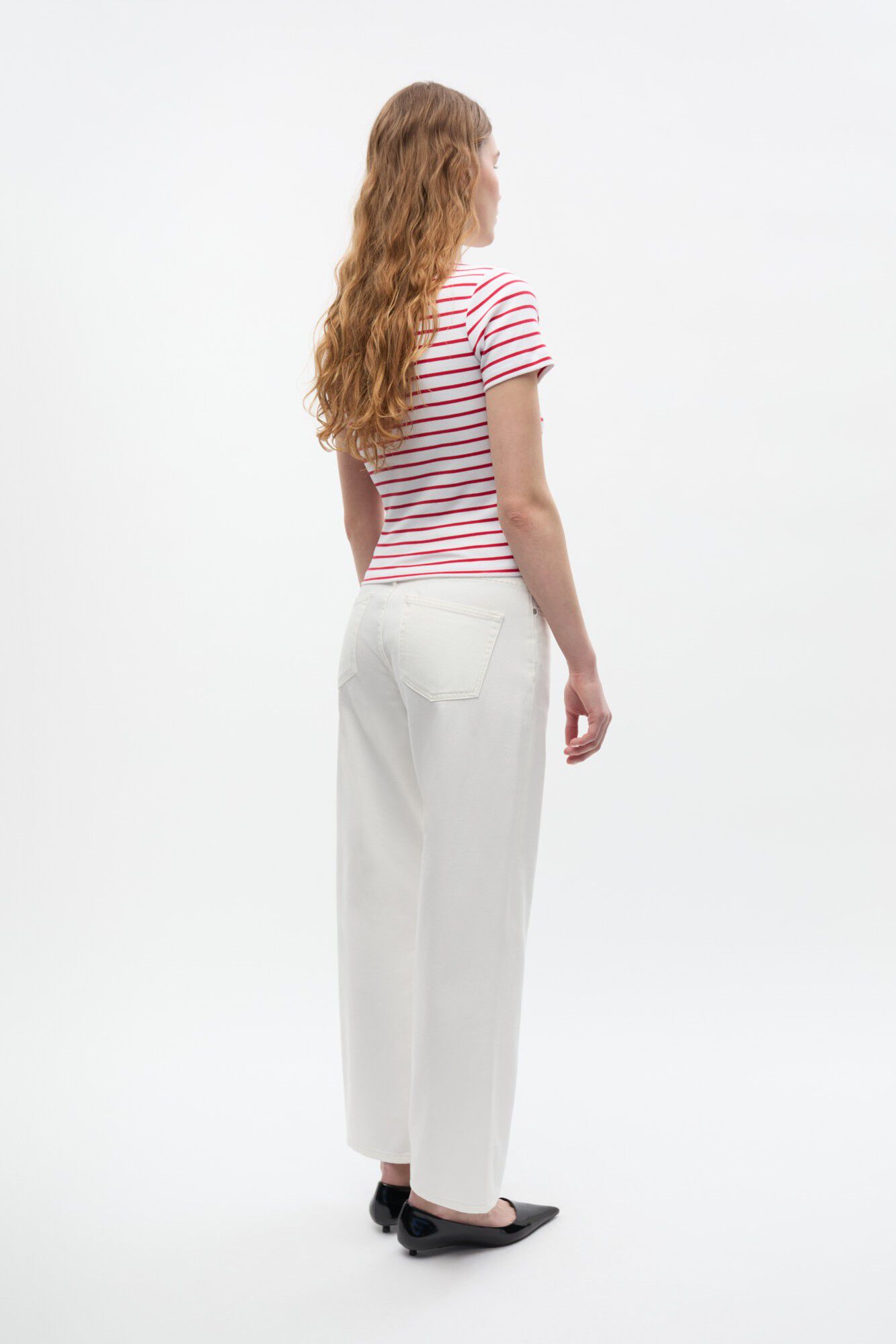 ENALLY SS CROP TEE ST 7262