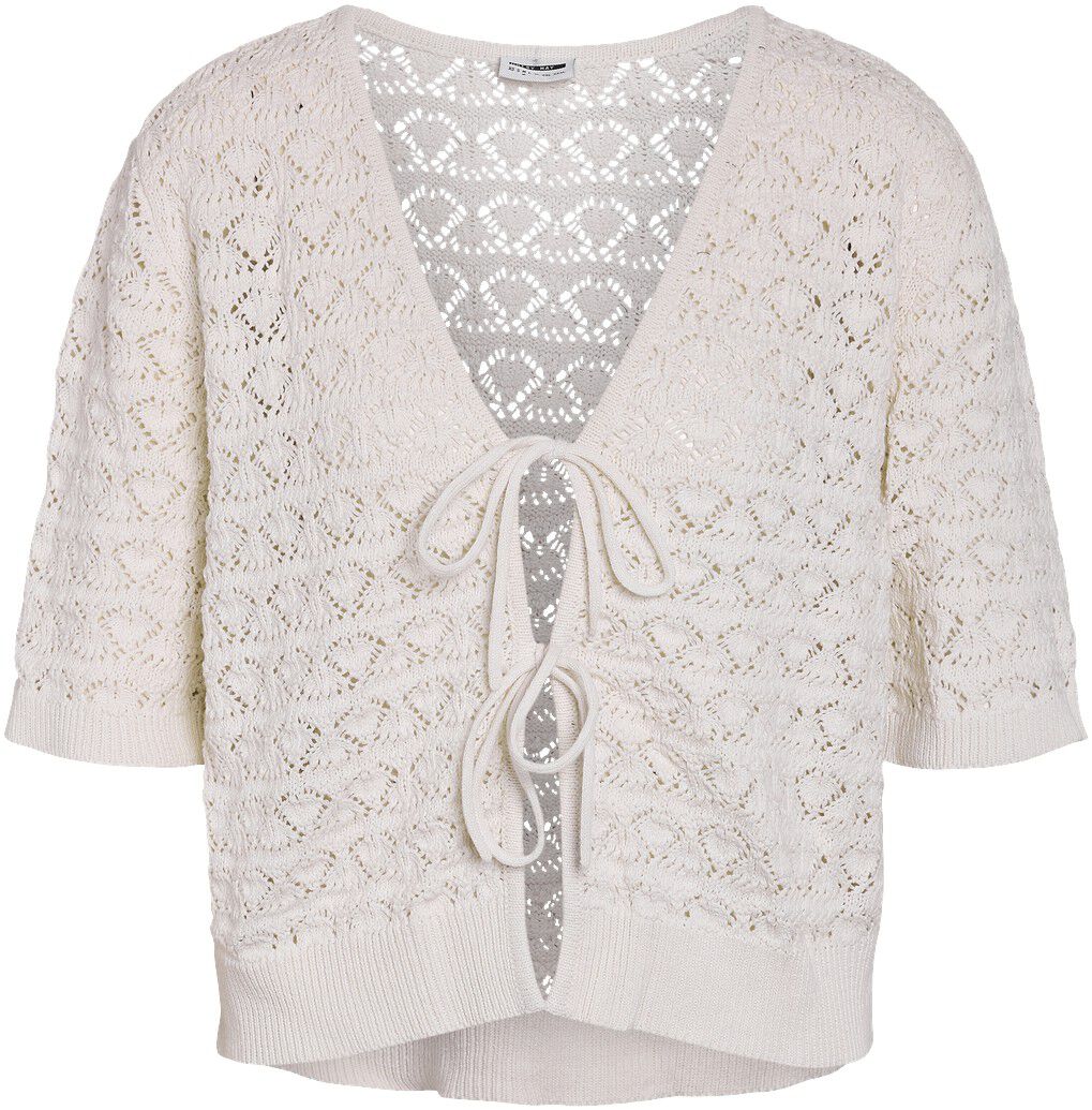 Nmlaika S/S Tie Knit Top Fwd