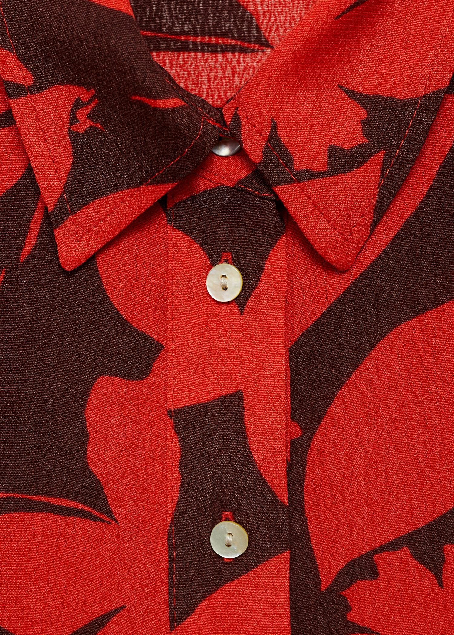 Printed short-sleeved shirt