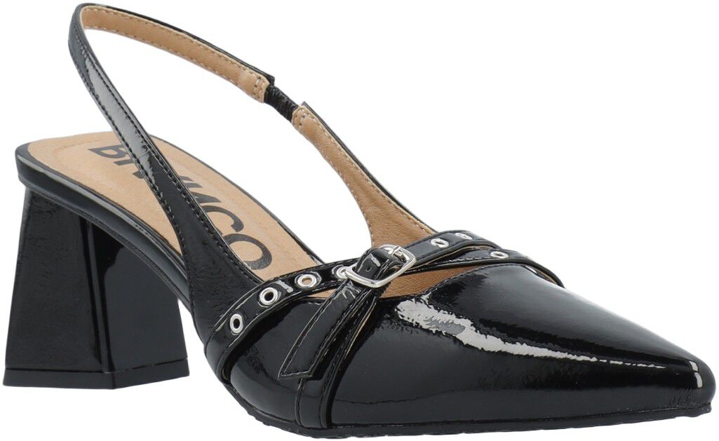 BIAMARALYN Buckle Slingback Faux Leather
