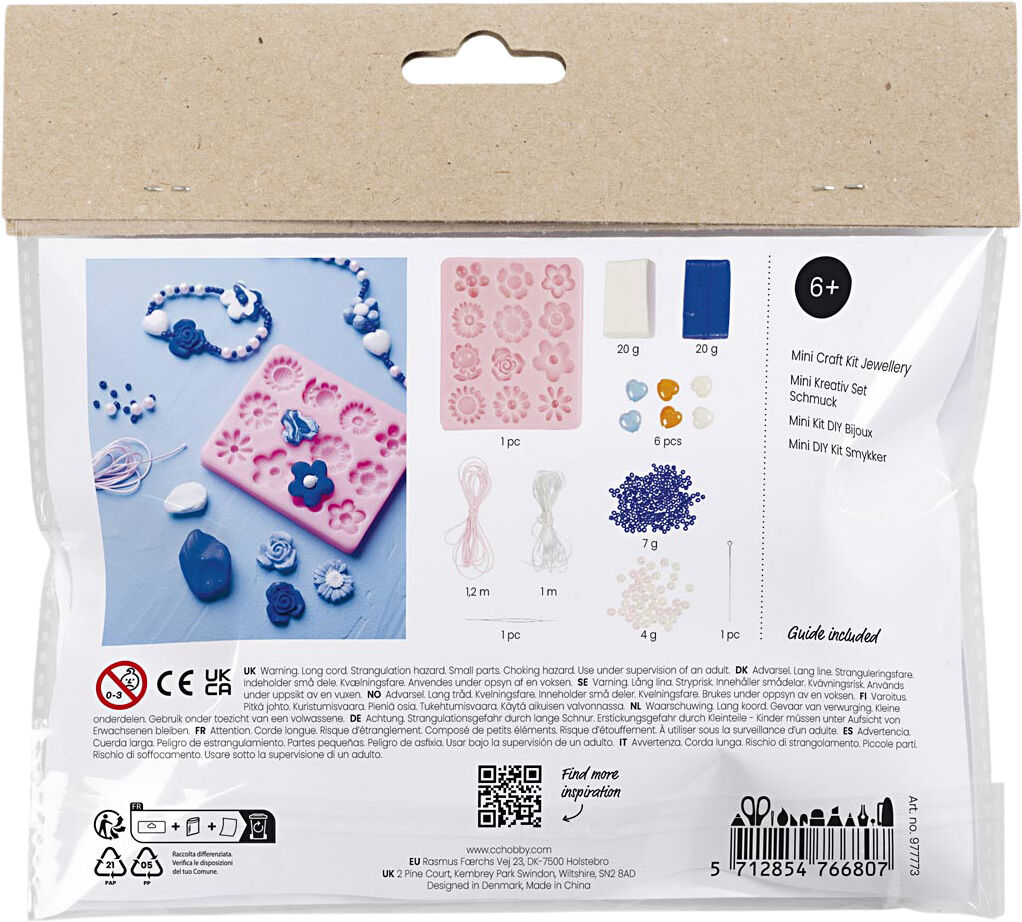 Mini DIY Kit Smykker, Blomster