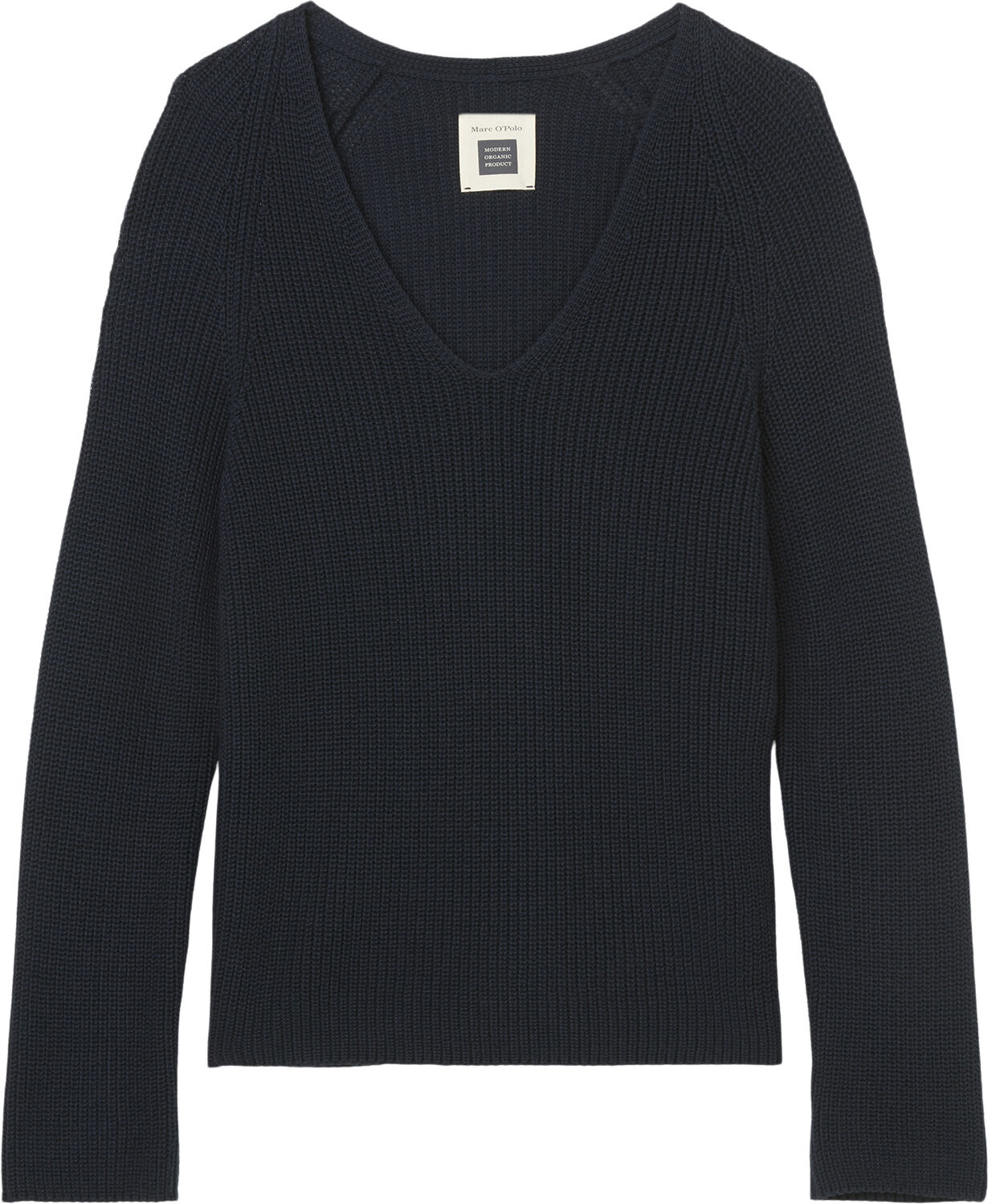 Cotton Pullover, V-neck