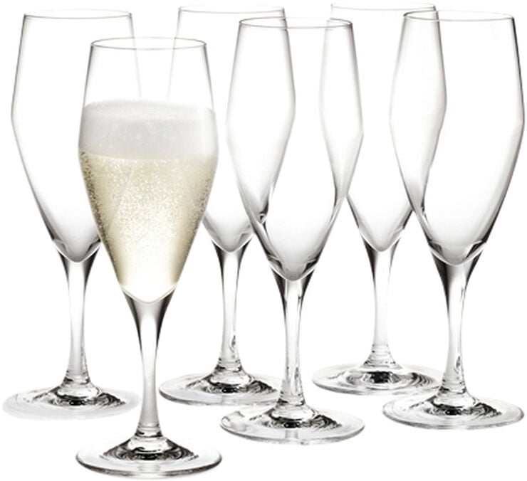 Perfection Champagneglas klar 23 cl 6 stk.