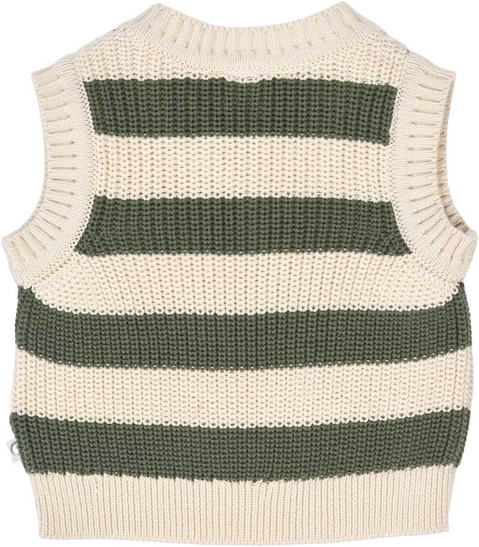Knit stripe vest baby