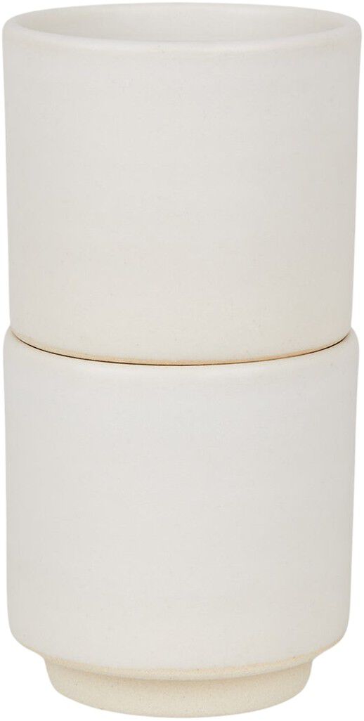 Otto Ceramic Cup Set of Two | Natural
