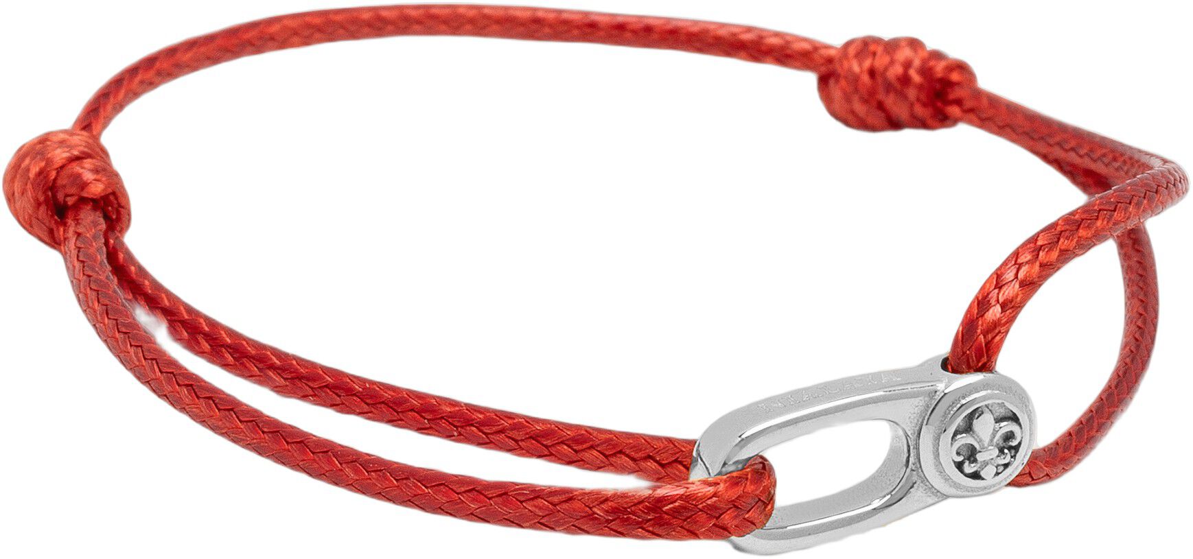 String Bracelet with Silver Hook