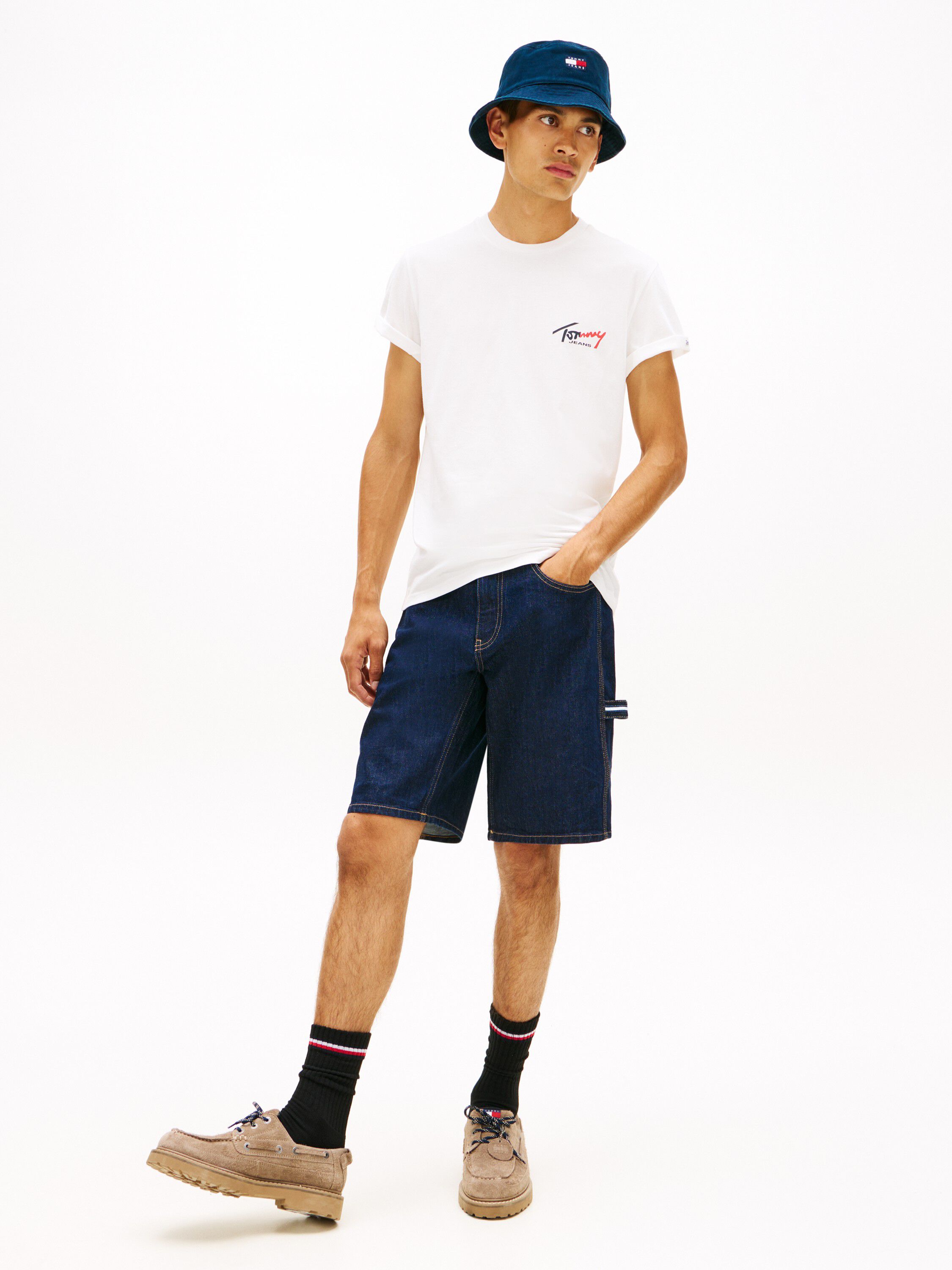 TJM SLIM SIGN CHEST SS TEE EXT