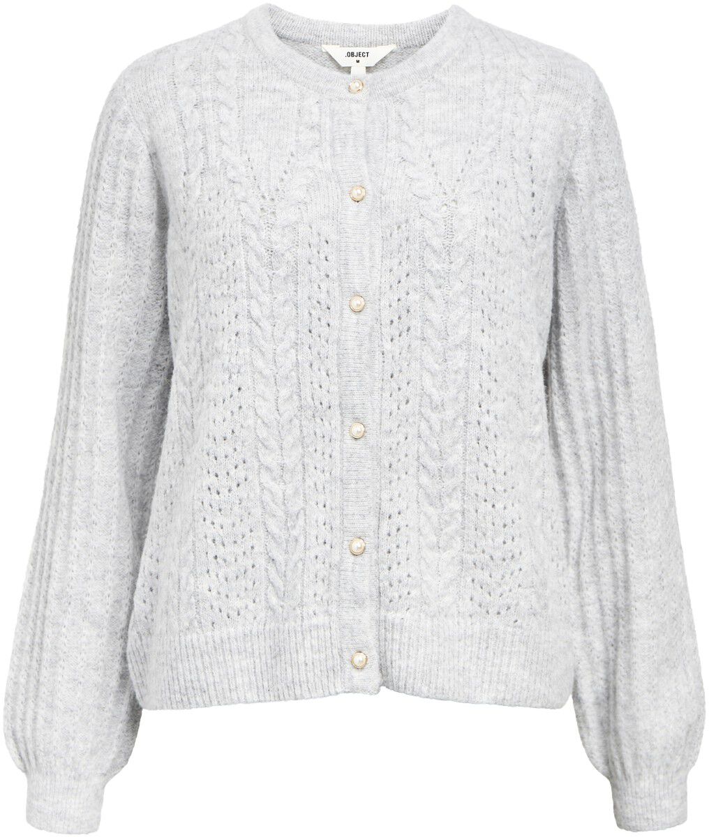 Objflora Re Ls Knit Button Cardigan Noos