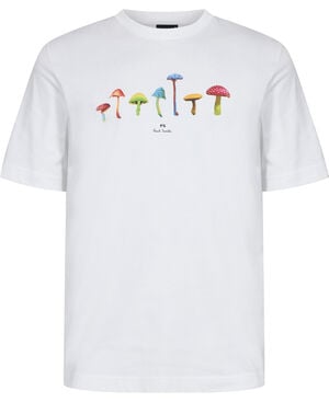 MENS REG FIT T SHIRT MUSHROOMS
