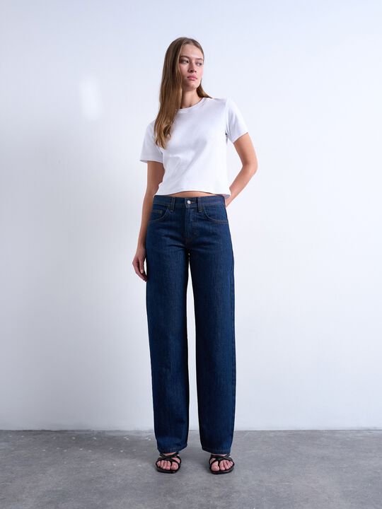 Tsember Lr Wide Dnm Jeans Db Noos