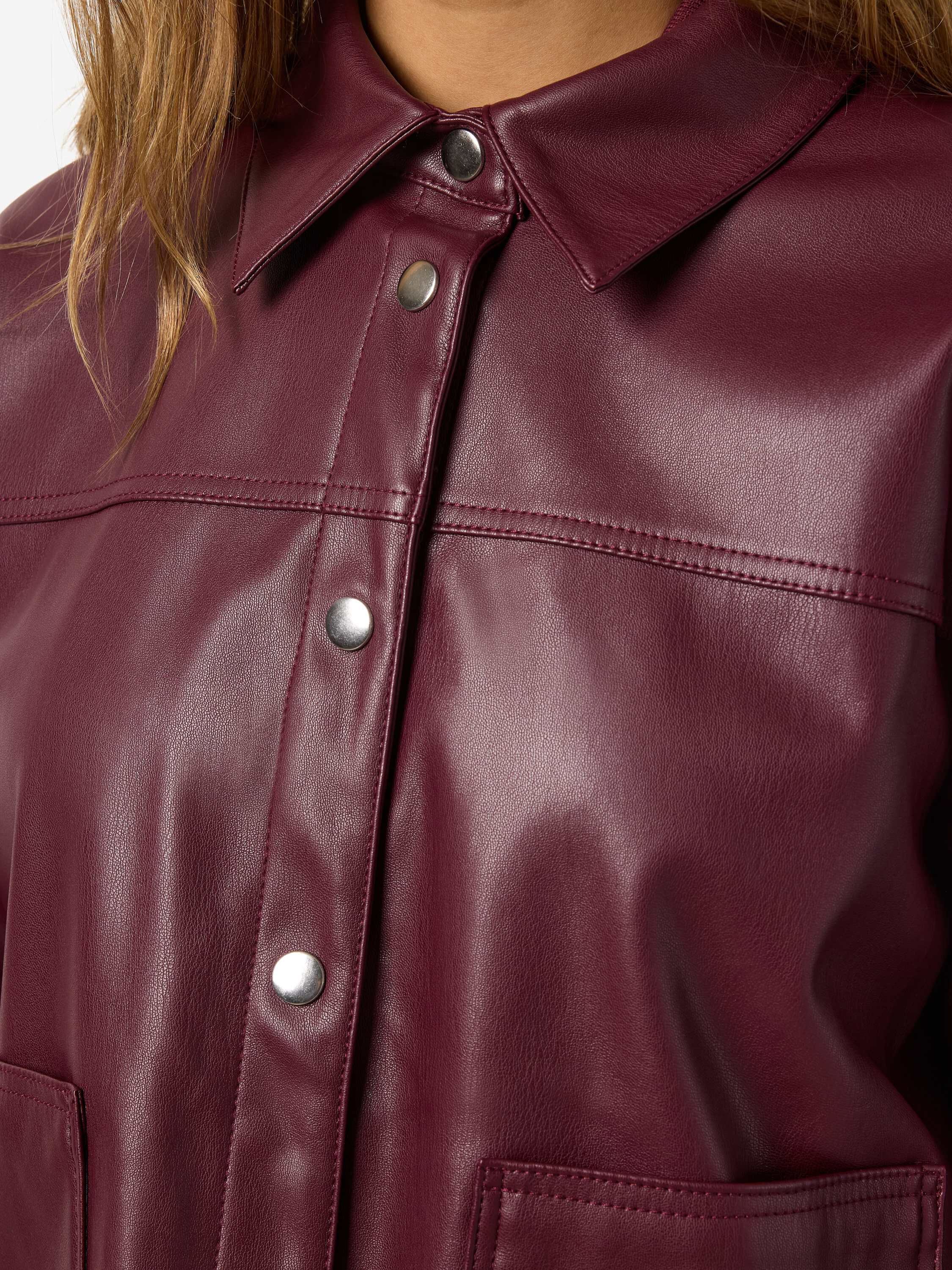 NMBETTIE LS PU SHIRT