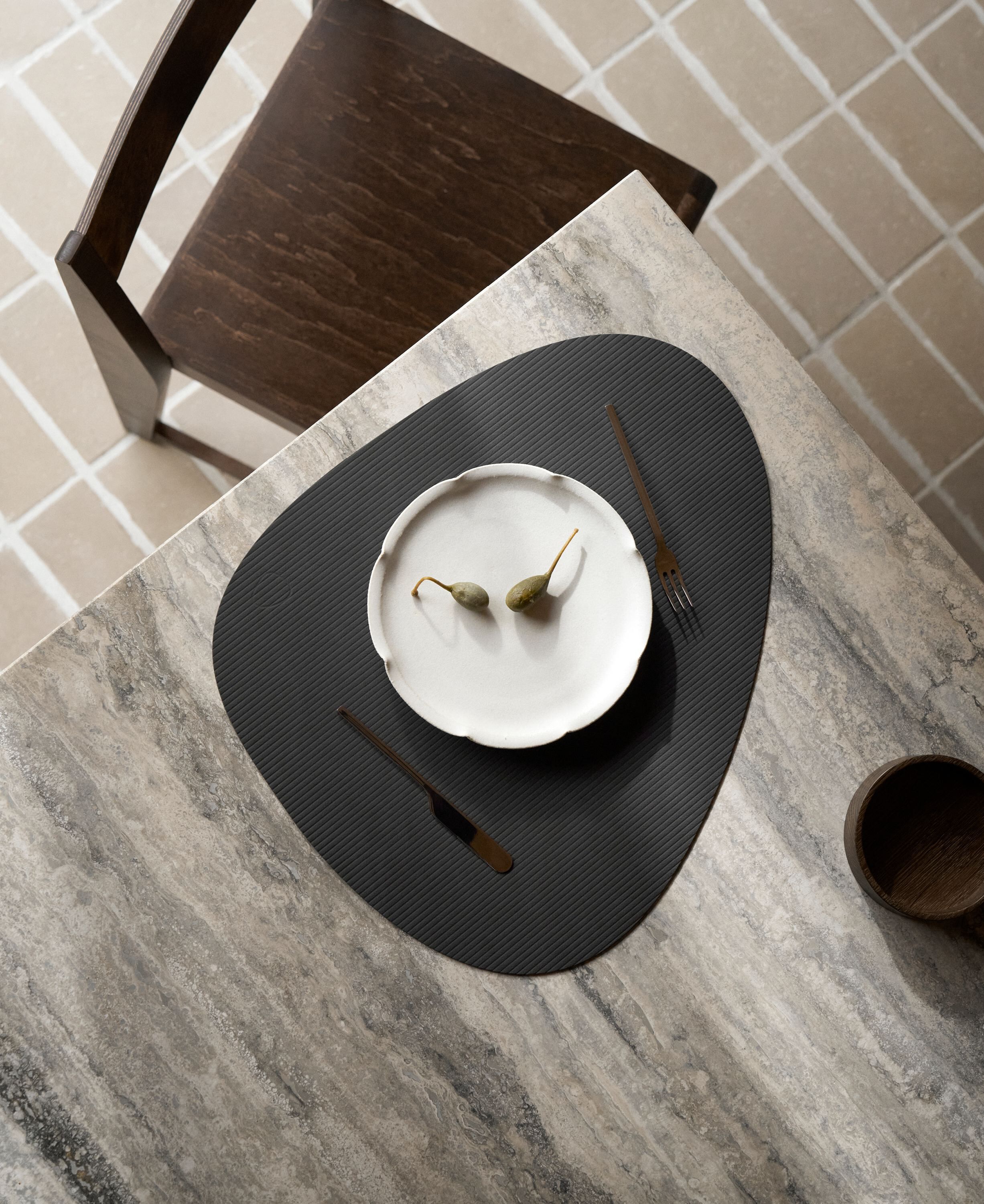 Table Mat Curve L Corduroy