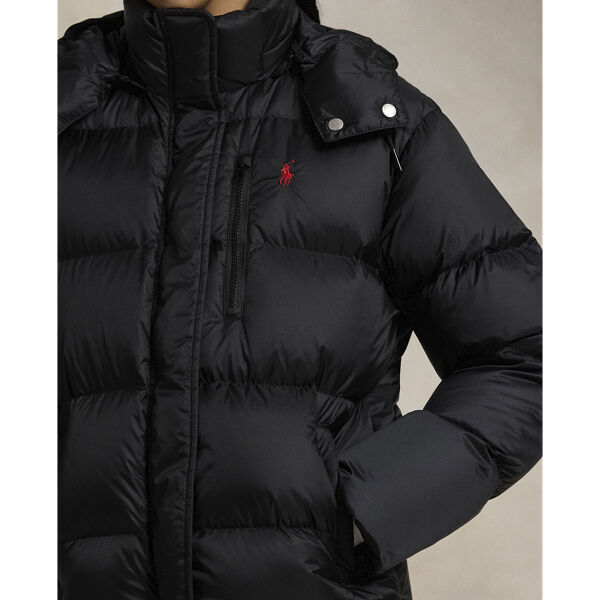 Water-Repellent Quilted Down Jacket