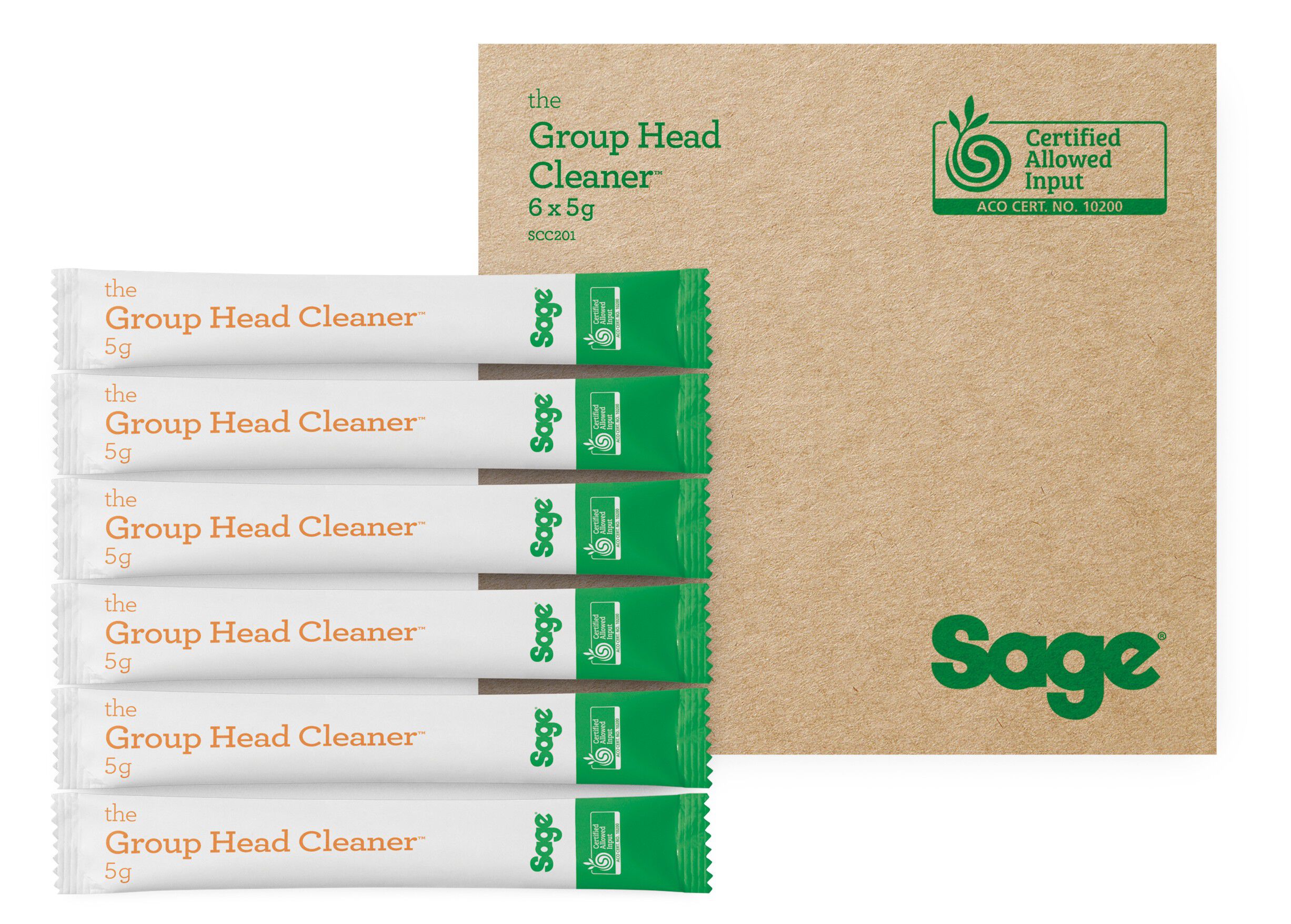 Sage SCC 201 Group Head Cleaner x 6 White