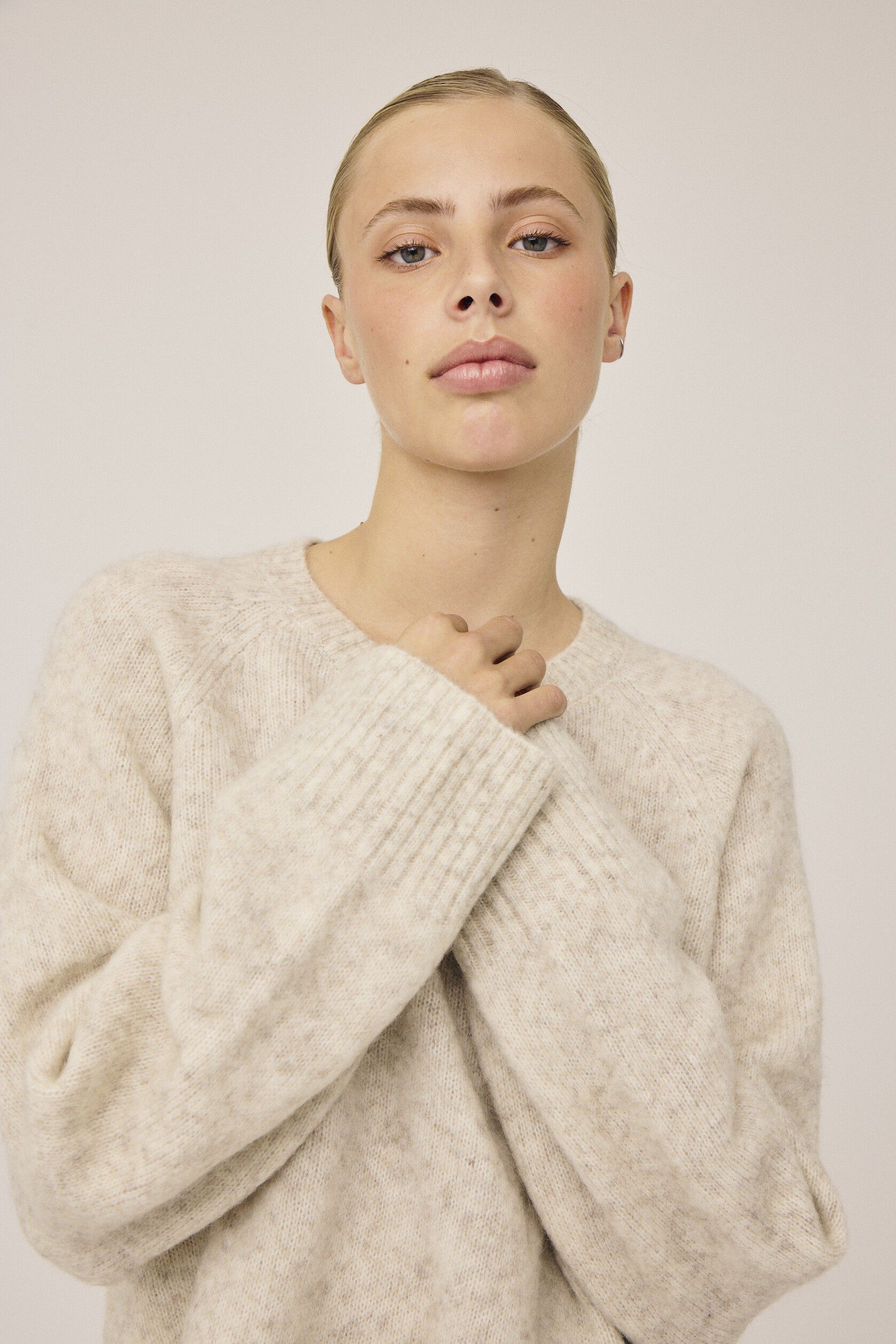 Mai 1 Striksweater - Mohairmix - RWS