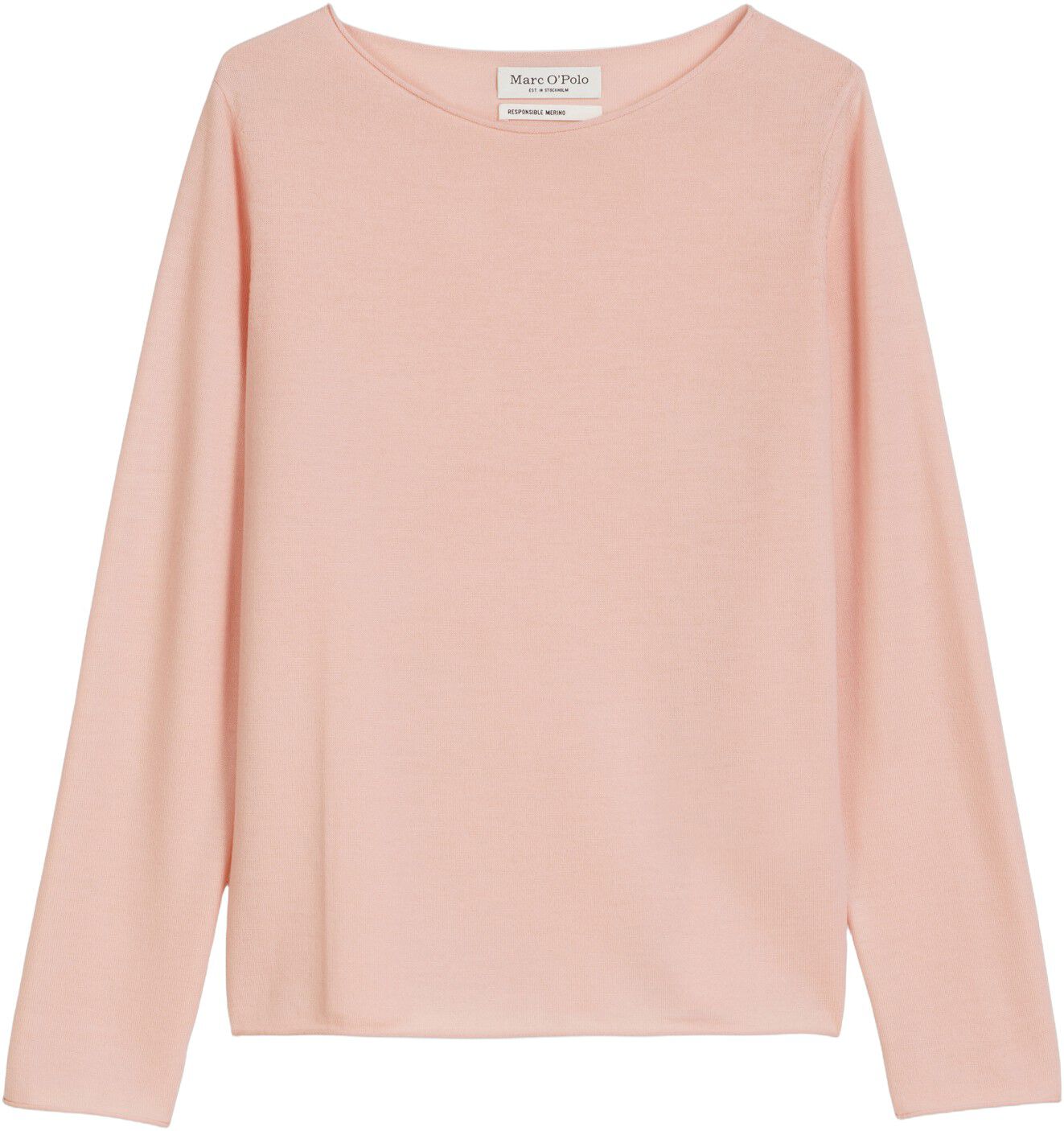 Pullover, longsleeve, boat neck