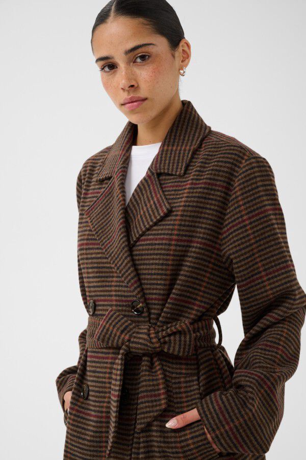 KAfanni Checked Coat