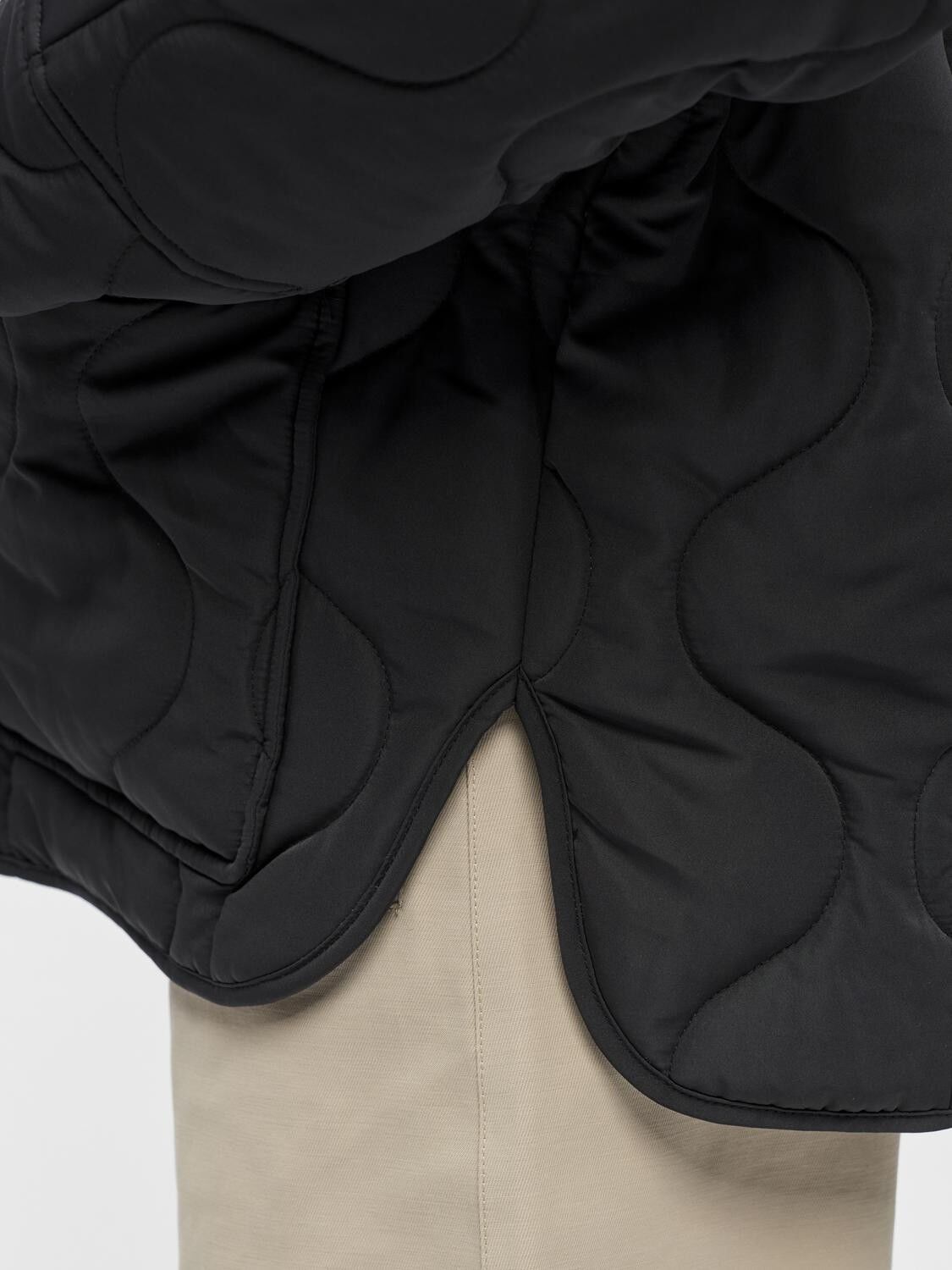 Objallie Ls Lo Quilted Jacket Noos