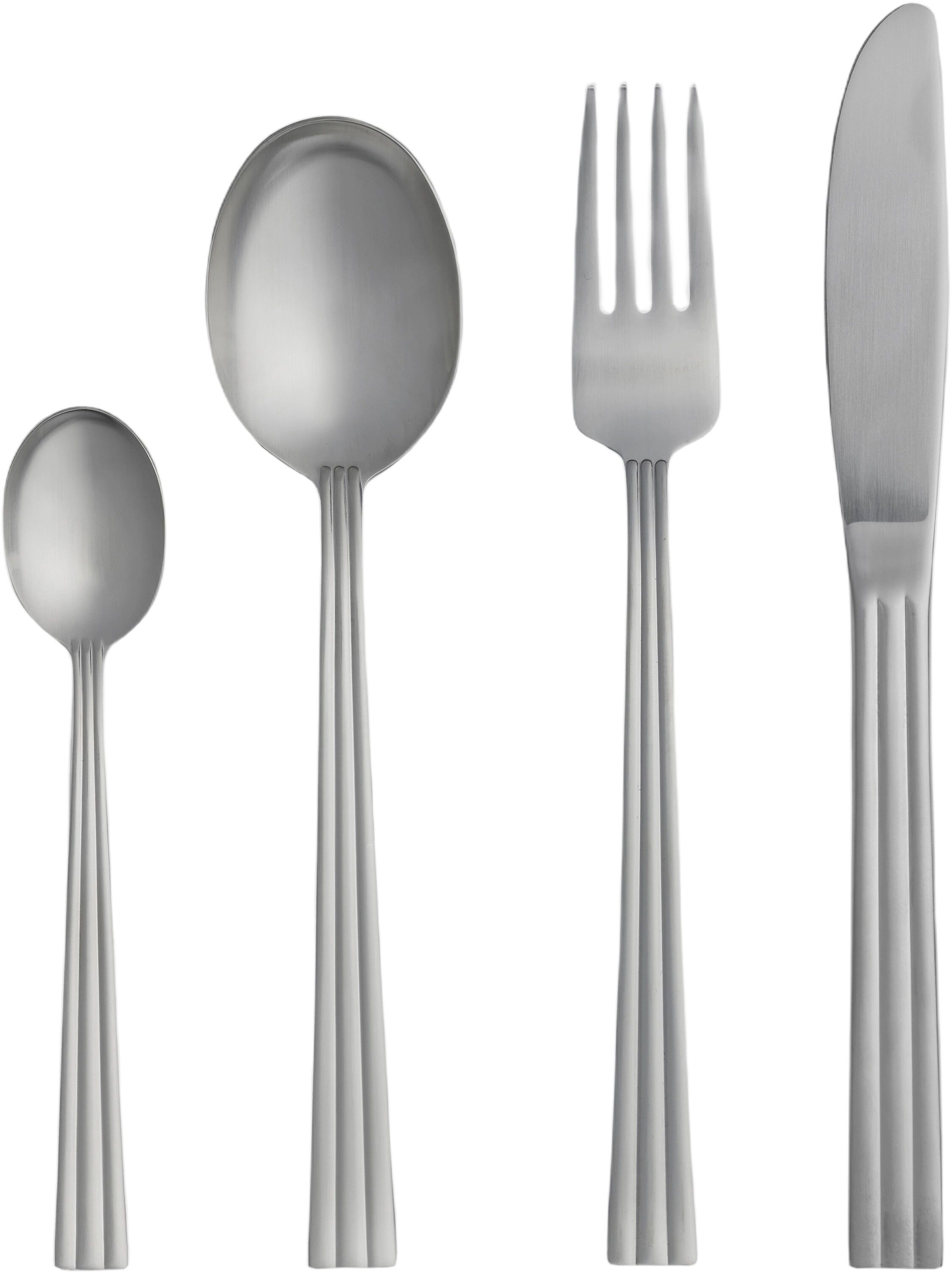 Bestickset Thebe Edition 2024 16 delar Matt st&aring;l Recycled