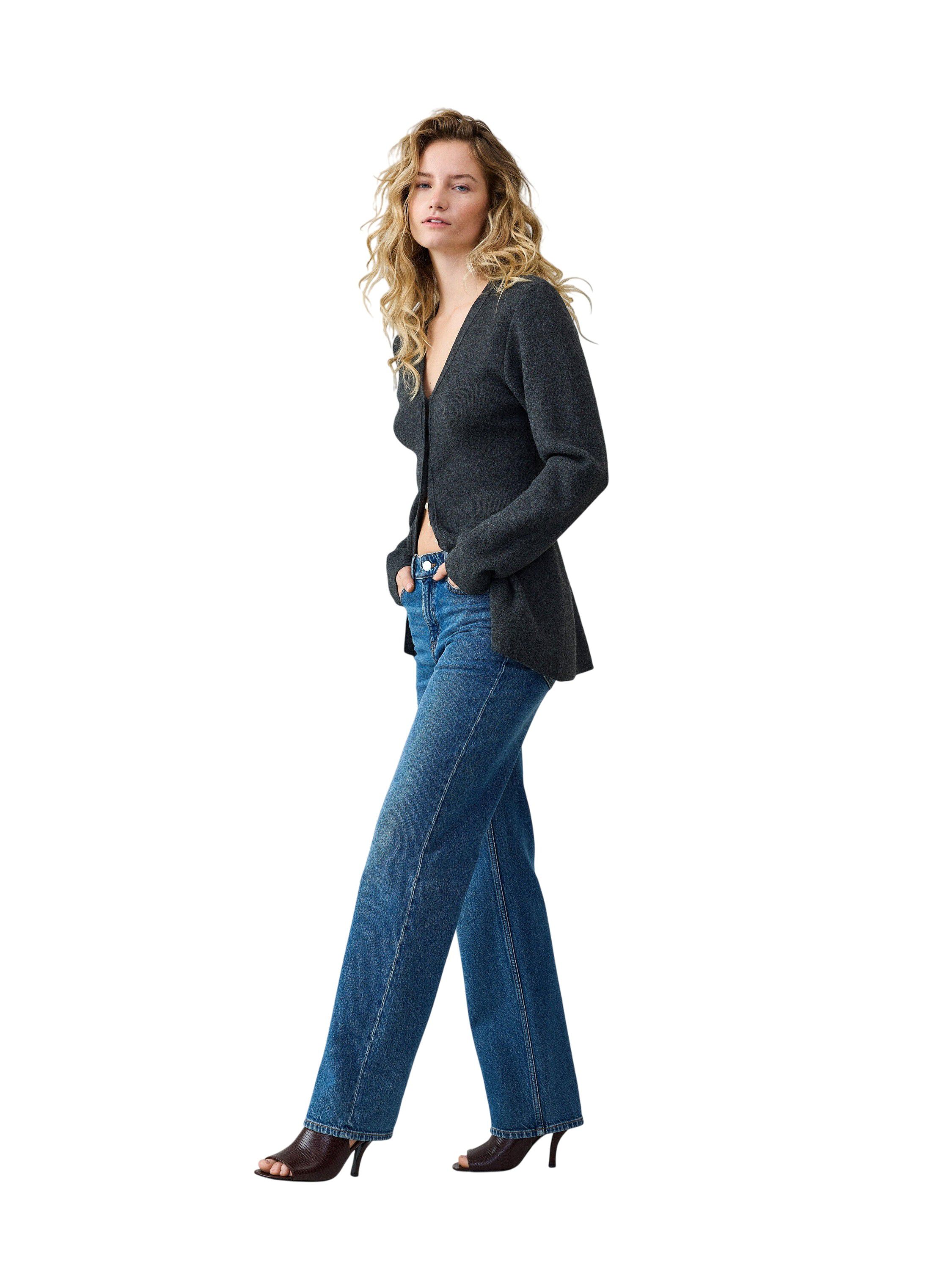 STRAIGHT Nea jeans med l&auml;tt stretch