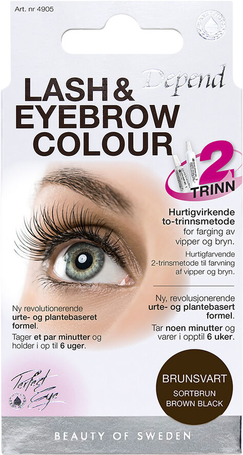 Lash/eyebrow col. Brown black NO/DK