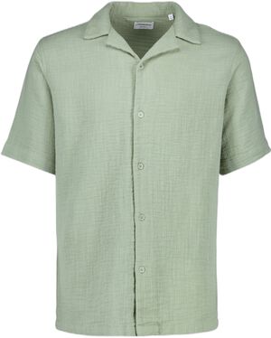 Cotton muslin resort shirt S/S