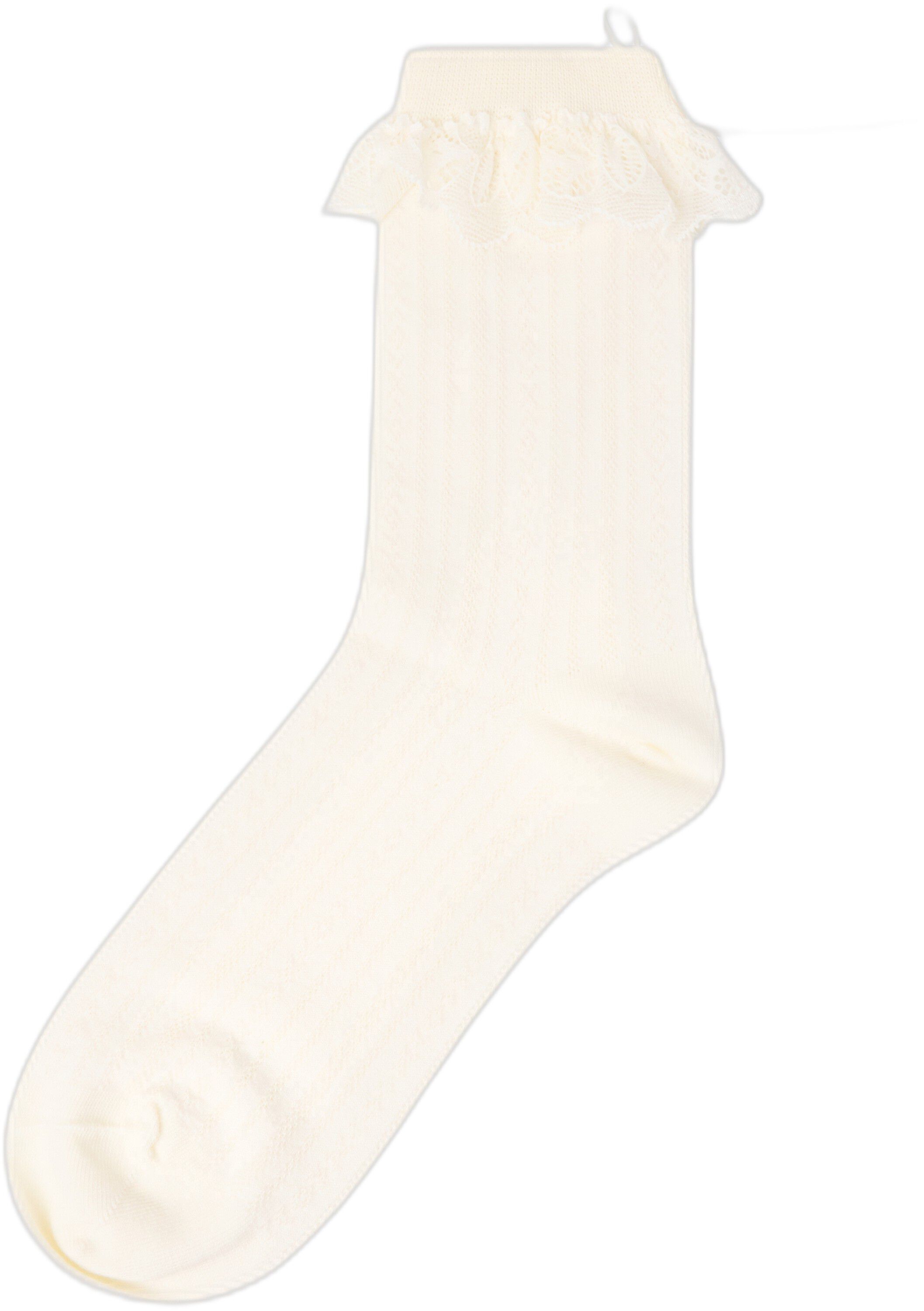 Sock lace cuff w bow